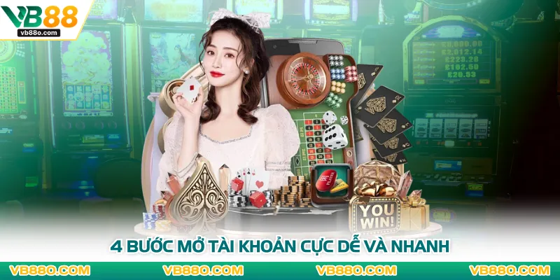 4 bước mở tài khoản cực dễ và nhanh