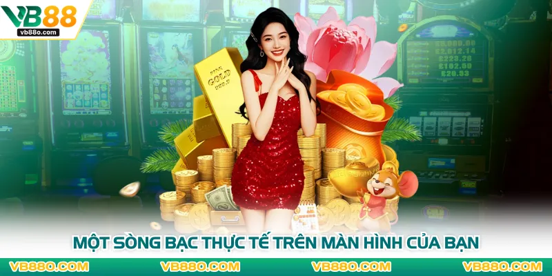 Một sòng bạc thực tế trên màn hình của bạn
