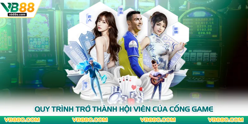 Quy trình trở thành hội viên của cổng game