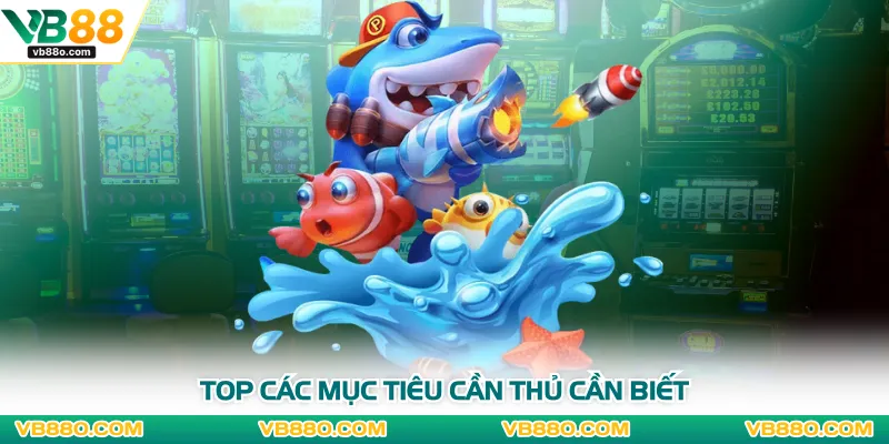 Top các mục tiêu cần thủ cần biết